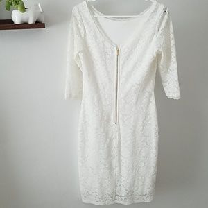 White shellli Segal dress, size 4